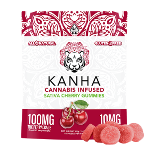 KANHA | Cherry – Sativa Gummies – 100mg