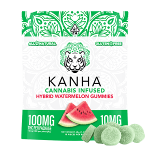 KANHA | Watermelon Hybrid Gummies – 100mg